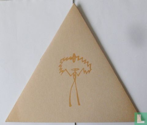 8" Inch Triangular Lathe Cut Record - Image 1