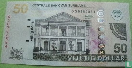 Suriname 50 Dollars 2010 - Image 1