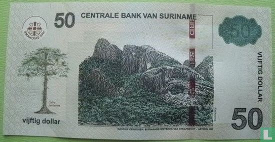 Suriname 50 Dollars 2010 - Image 2