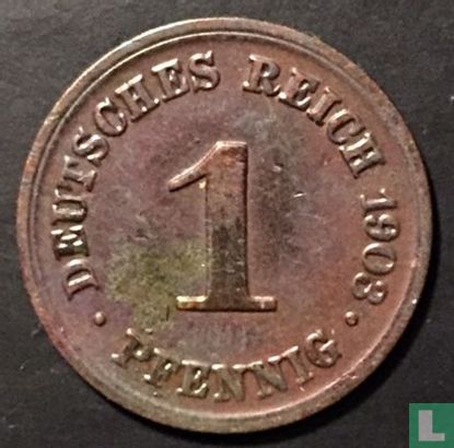 German Empire 1 pfennig 1903 (D) - Image 1
