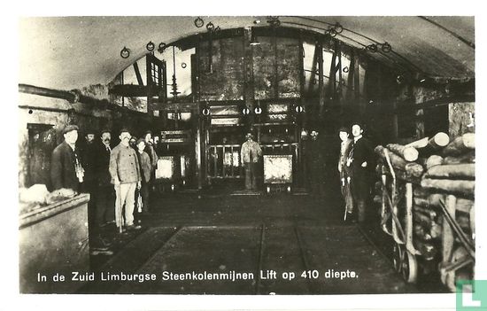 In de Zuid Limburgse Steenkolenmijnen Lift op 410 diepte - Bild 1