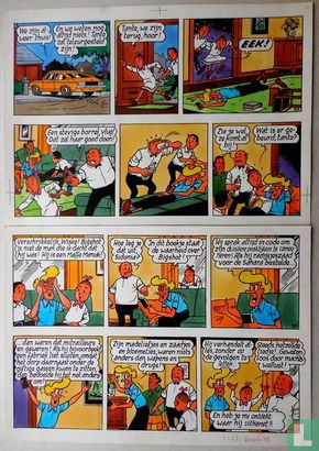 Mad maniac-original page in color (strip 37 to 40) - Image 1