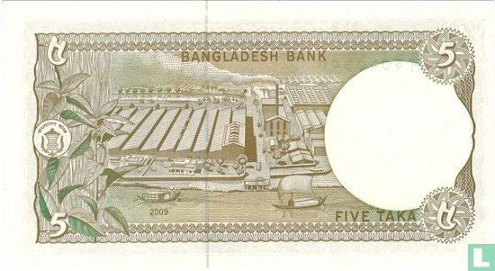 Bangladesch 5 Taka 2009 (P46Ab2) - Bild 2