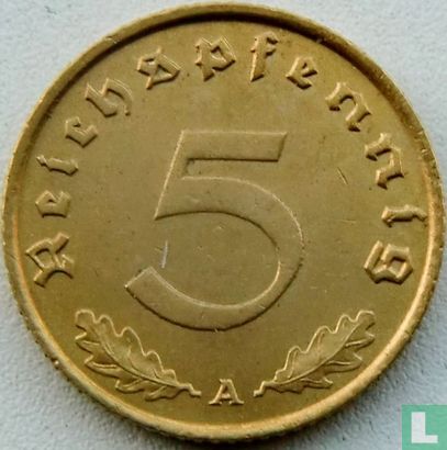 Deutsches Reich 5 Reichspfennig 1939 (A) - Bild 2