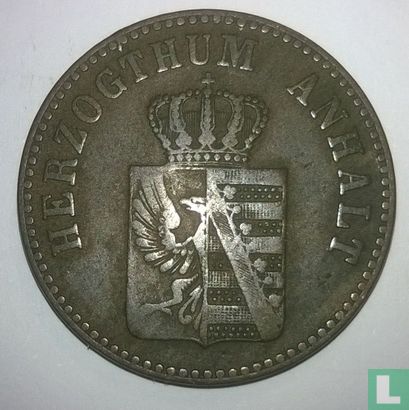 Anhalt-Bernbourg 3 pfennige 1864 - Image 2