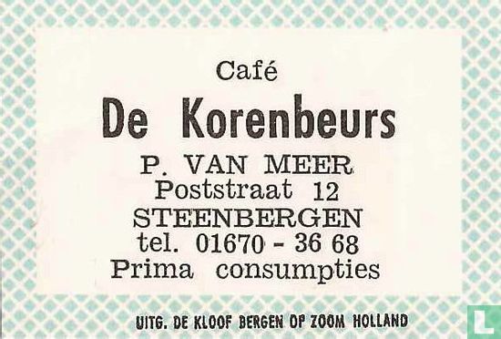 Café De Korenbeurs