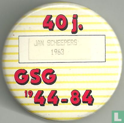 40 jaar GSG 1944-84