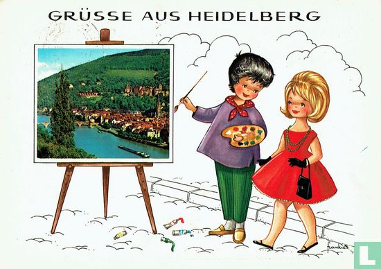 Grüsse aus Heidelberg - Schildersezel - Afbeelding 1