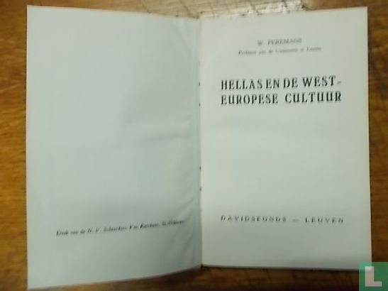 Hellas en de West-Europese Cultuur  - Image 3