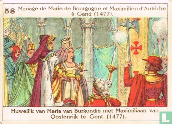 Huwelijk van Maria van Bourgondië met Maximiliaan van Oostenrijk te Gent (1477) - Image 1