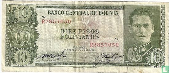 Bolivien 10 Pesos Bolivianos - Bild 1