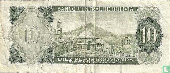 Bolivia 10 Pesos Bolivianos - Afbeelding 2