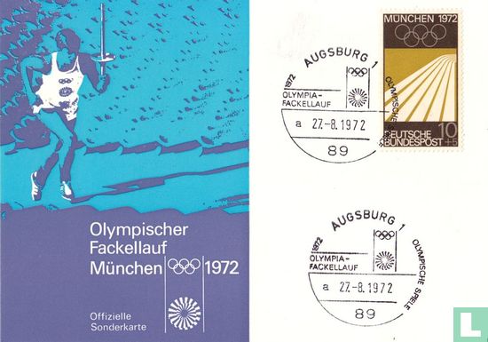 Relais de la flamme olympique - Augsburg