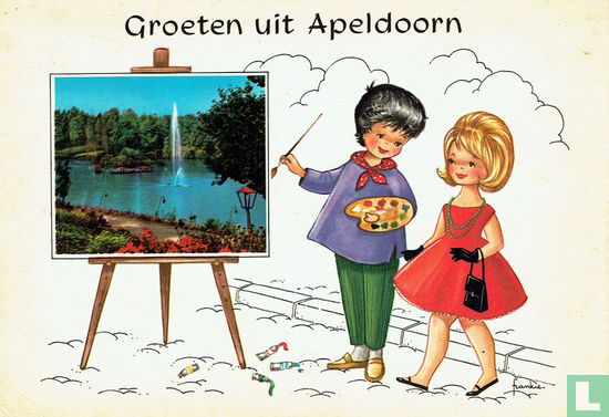 Groeten uit Apeldoorn - Schildersezel - Afbeelding 1