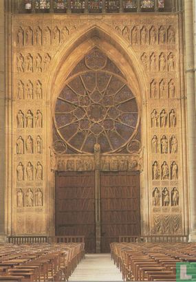 Cathedrale de Reims : Le revers du portail - Afbeelding 1