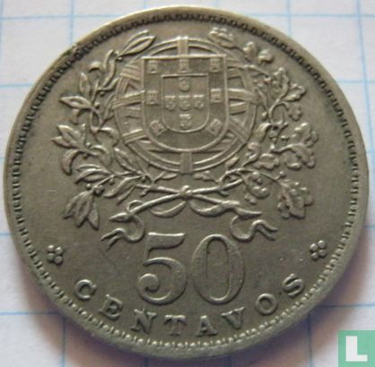 Portugal 50 Centavo 1953 - Bild 2