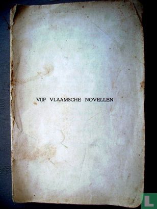 Vijf Vlaamsche novellen - Image 1