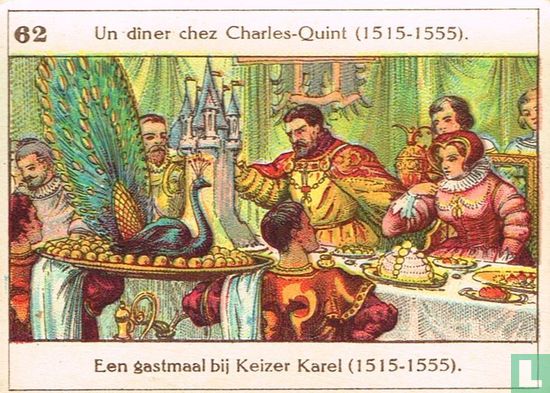 Een gastmaal bij Keizer Karel (1515-1555) - Image 1