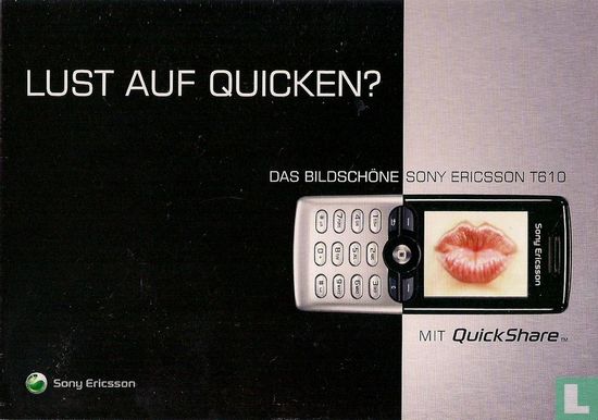 B03322 - Sony Ericsson "Lust auf Quicken?" - Afbeelding 1