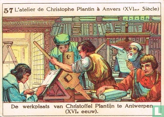 Werkplaats van Christoffel Plantijn te Antwerpen (XVIe eeuw) - Image 1
