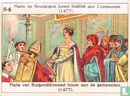 Maria van Bourgondië zweert trouw aan de gemeenten (1477) - Image 1