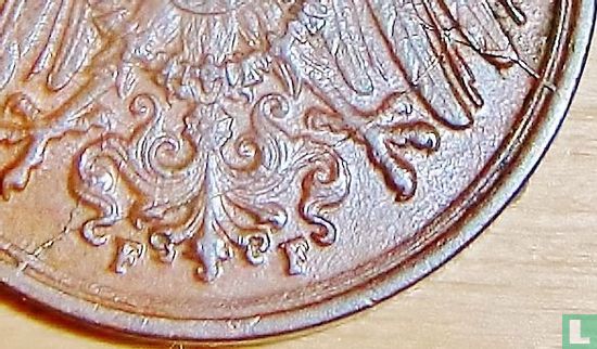 Duitse Rijk 1 pfennig 1907 (F) - Afbeelding 3