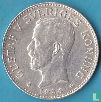 Sweden 2 kronor 1934 - Image 1