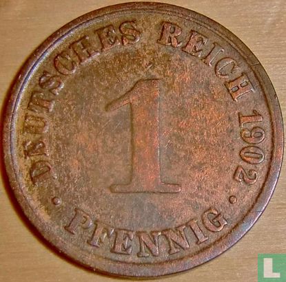 German Empire 1 pfennig 1902 (A) - Image 1