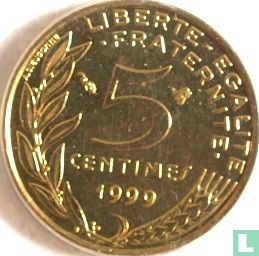 France 5 centimes 1999 - Image 1