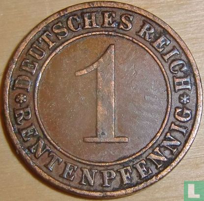 Deutsches Reich 1 Rentenpfennig 1923 (A) - Bild 2