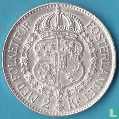 Suède 2 kronor 1935 - Image 2