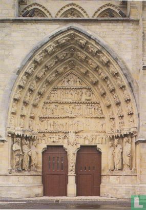 Cathedrale de Reims, Façade Nord : Portail Central (XIII) - Image 1