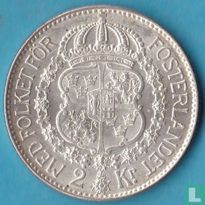 Zweden 2 kronor 1940 (opnieuw gegraveerde 4) - Afbeelding 2