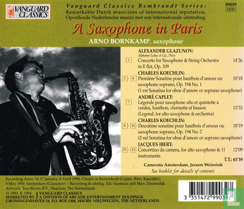 A Saxophone in Paris - Afbeelding 2