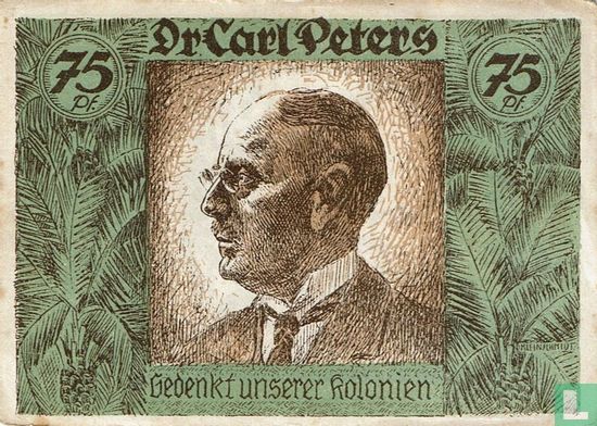 Berlin, Hanseatischer Kolonial Gedenktag 75 Pfennig (3) - Afbeelding 1