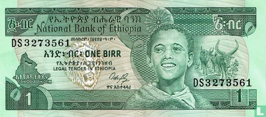Ethiopia 1 Birr 1991 (L/EE1969) - Image 1