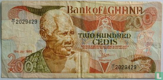Ghana 200 Cedis 1986 - Afbeelding 1