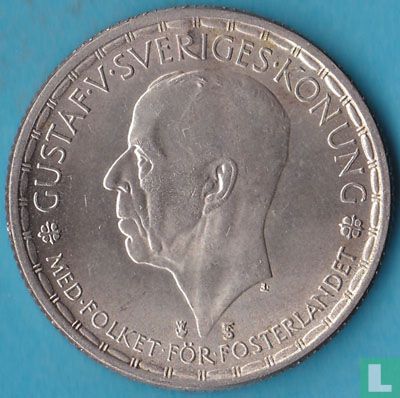 Sweden 2 kronor 1950 (double punched mintmark) - Image 2