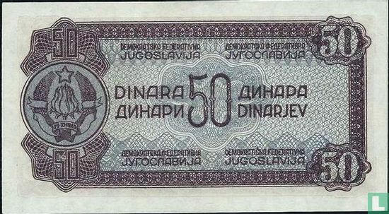 Joegoslavië 50 Dinara ND (1944) - Afbeelding 2