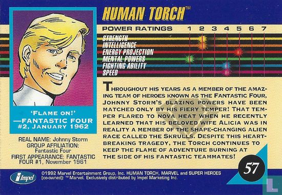 Human Torch with imprint - Afbeelding 2