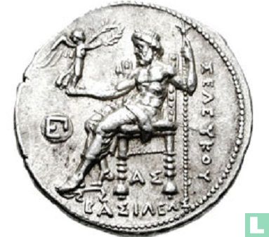 Seleucidische Rijk  AR tetradrachme  (Seleukos ik Nicator) 312-281 BCE - Afbeelding 1