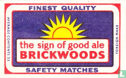 the sign of good ale Brickwoods