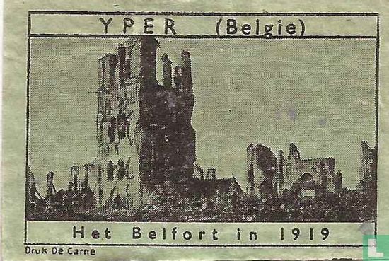 Yper - Het Belfort in 1919 