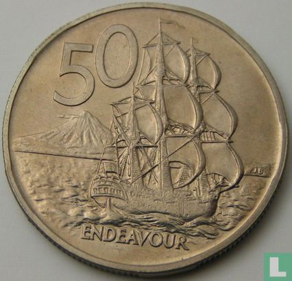 New Zealand 50 cents 1970 - Image 2