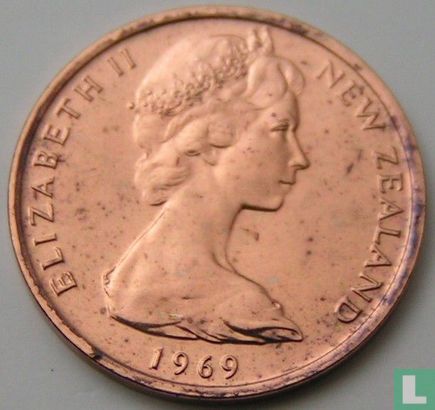 New Zealand 1 cent 1969 - Image 1