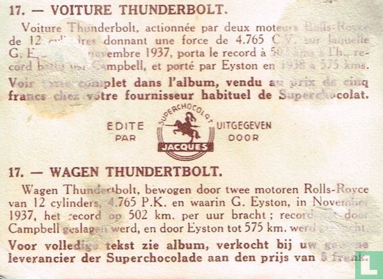 Wagen Thundertbolt - Afbeelding 2