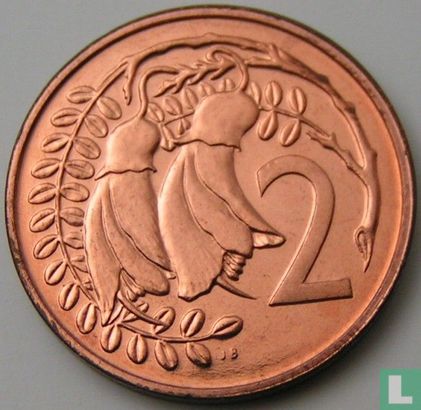 New Zealand 2 cents 1978 - Image 2