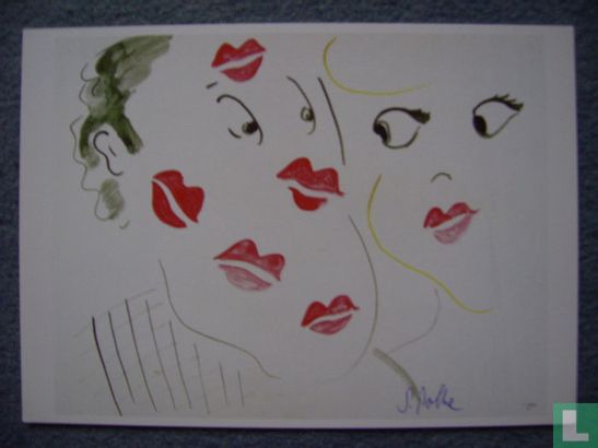 Kuss (Kiss) - gesigneerd door de kunstenaar. - Bild 2