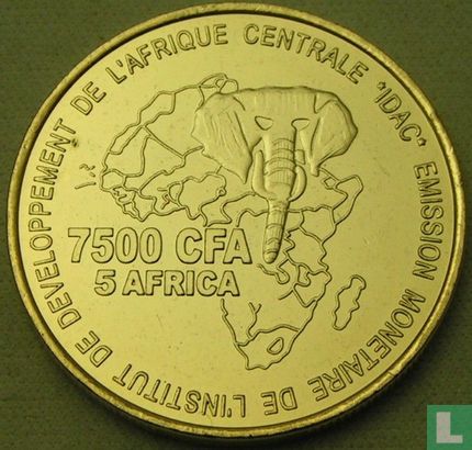 Kameroen 7500 francs 2006 - Afbeelding 1