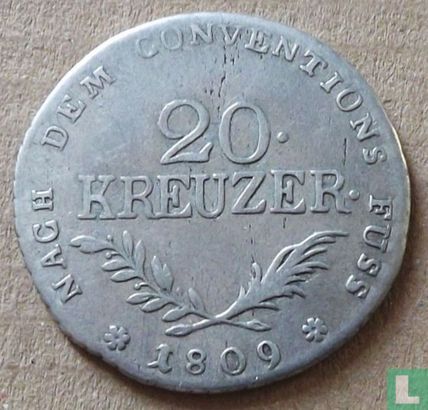 Tirol 20 kreuzer 1809 - Afbeelding 1